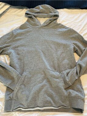 BYLT Basics Grey Men's Hooded Pullover Sweatshirt